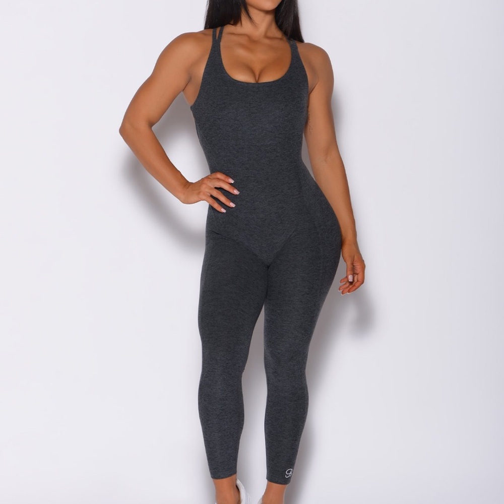 Bombshell Sportswear Charcoal Jumpsuit